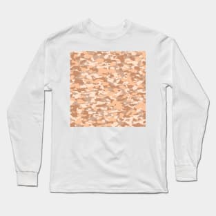 Light Brown Camo pattern digital Camouflage Long Sleeve T-Shirt